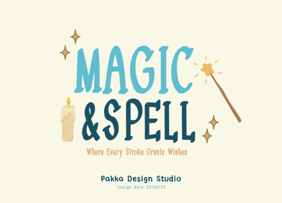 Magic and Spell: A Display Font That Casts Real Digital Charm