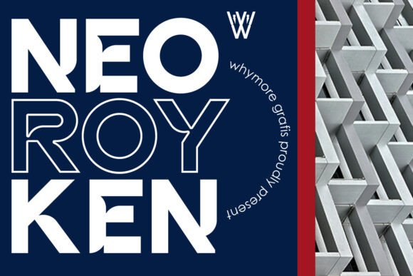 Neo Royken: A Modern Display Font for Digital Brand Clarity